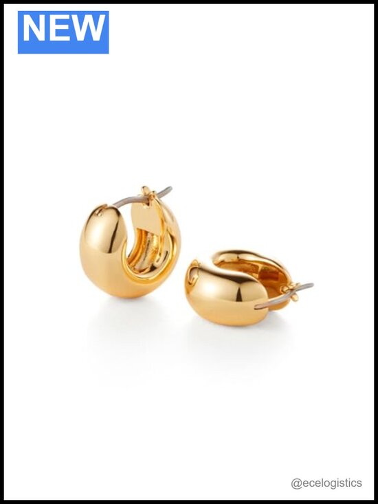 Jewelry - Stainless Steel Mini Hoop Earrings Hinge Back